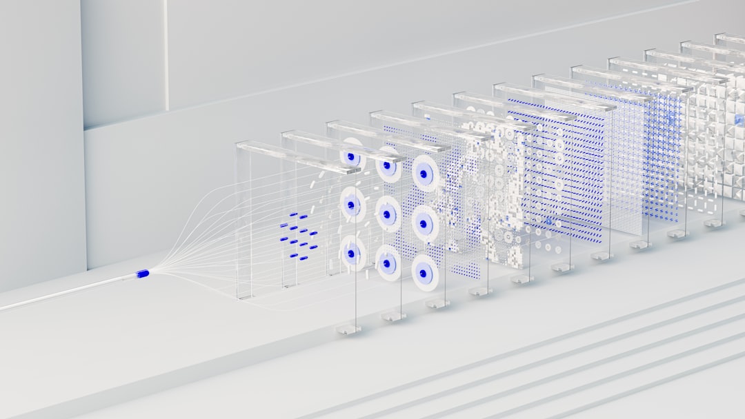 An artist’s illustration of artificial intelligence (AI). This image was inspired by neural networks used in deep learning. It was created by Novoto Studio as part of the Visualising AI project launched by Google DeepMind.